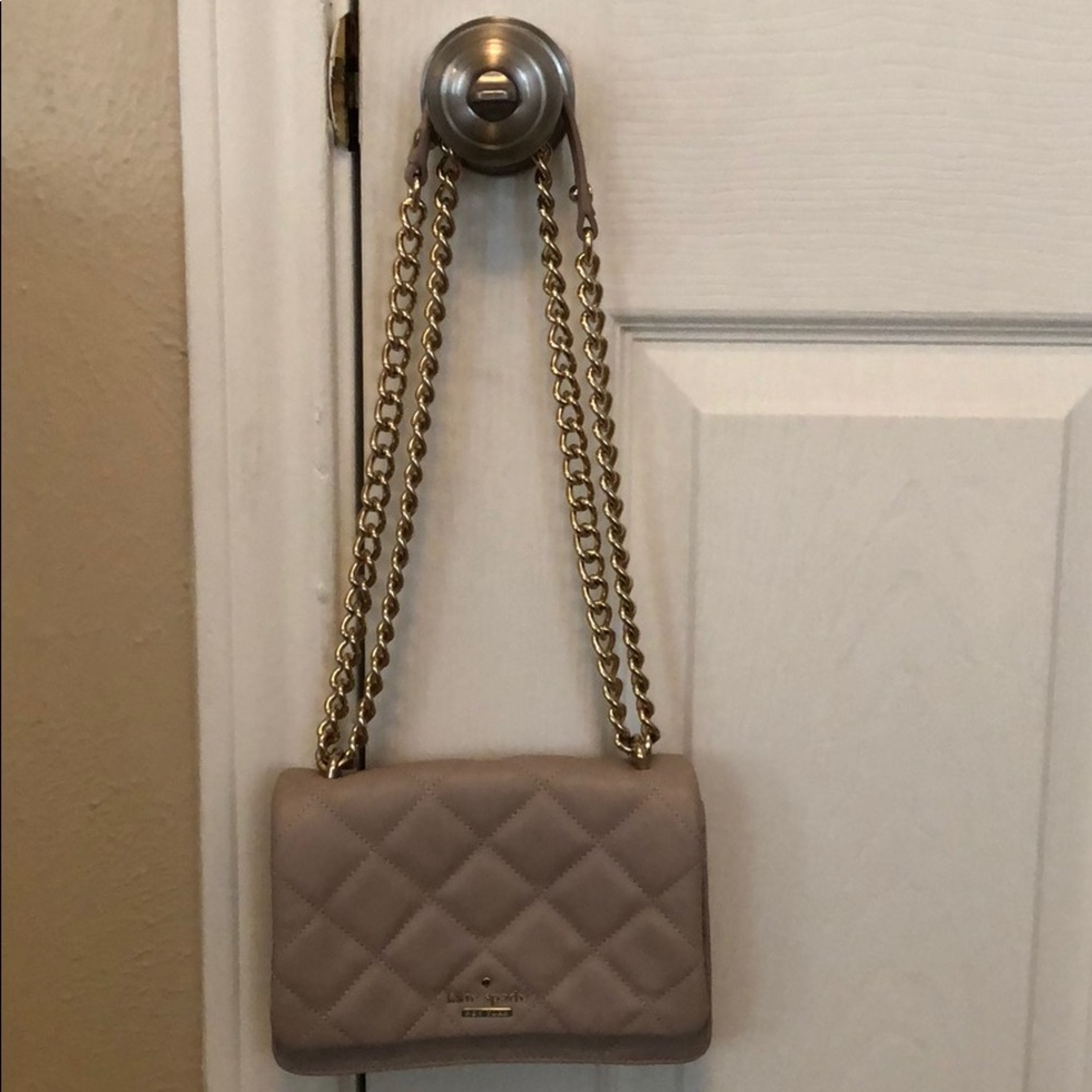 Kate spade like new cross body bag with chain